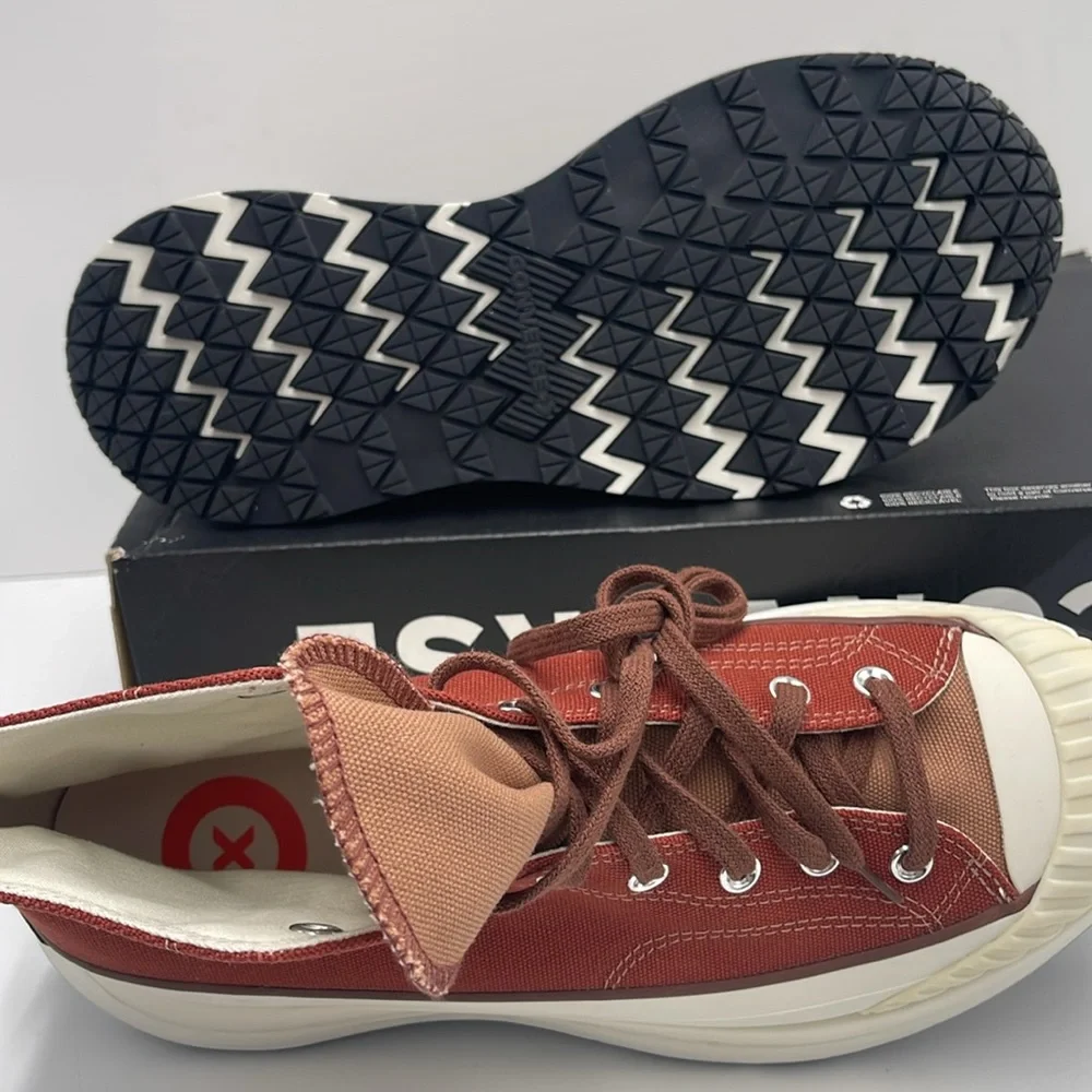 Converse Men’s CHUCK 70 AT-CX HI RITUAL RED/CLAY POT/RED OAK A06119C Platforms